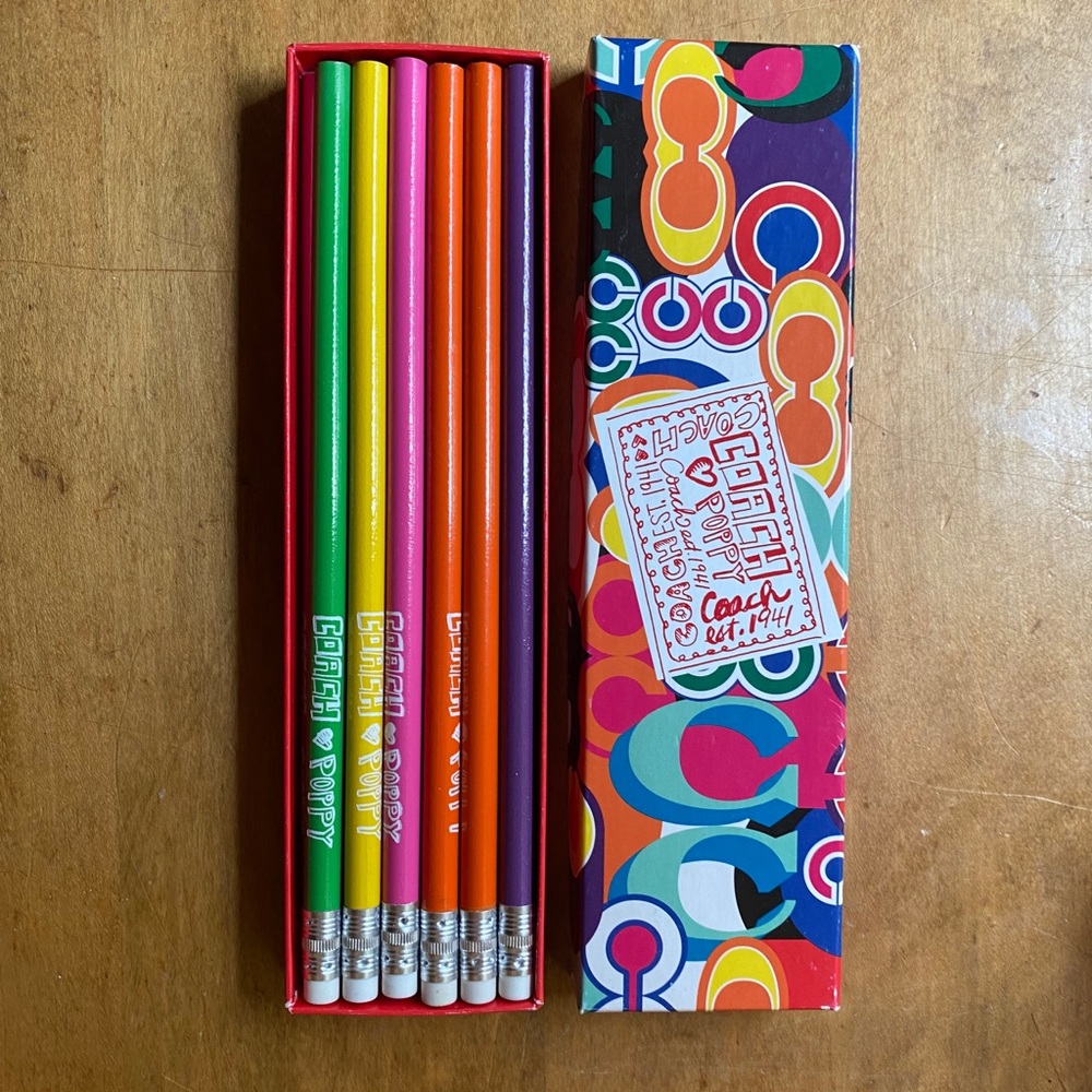 Coach Pencil Set